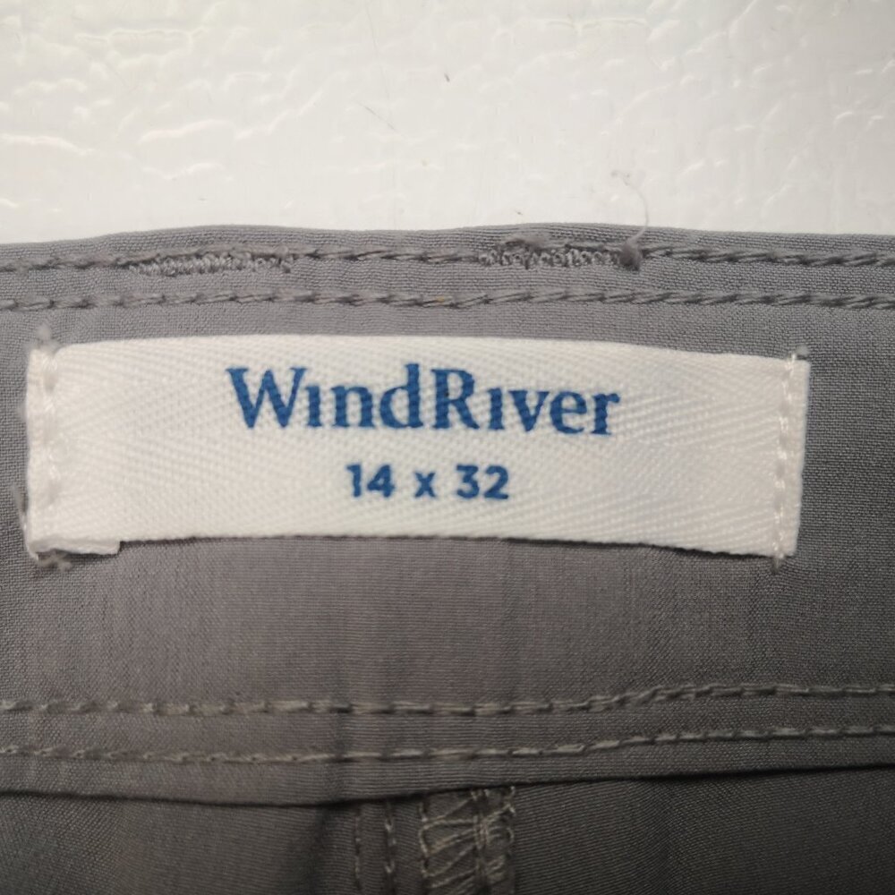 Windriver Ladies Size 14/32 Grey Roll Up Zipper & Snap Closure Casual Pants - Picture 3 of 14
